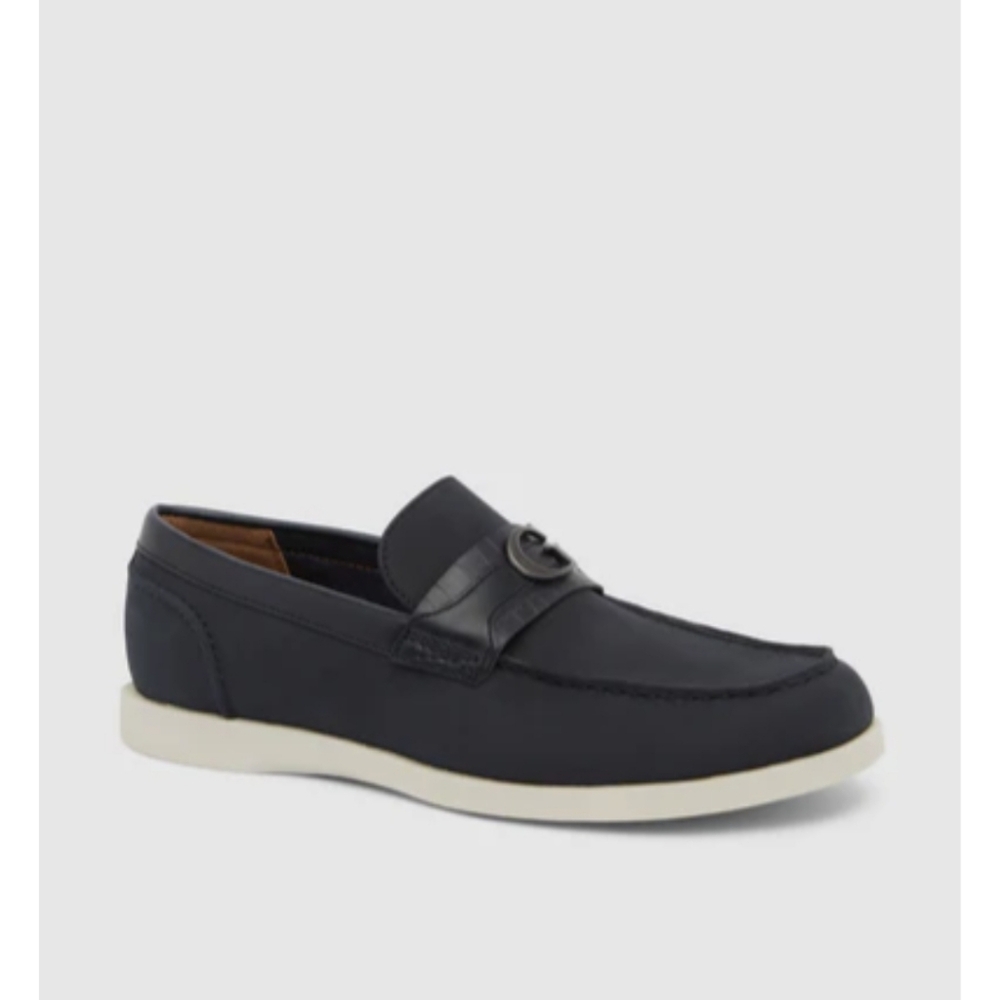 Mens GUESS Navy terice loafer Sz 8.5